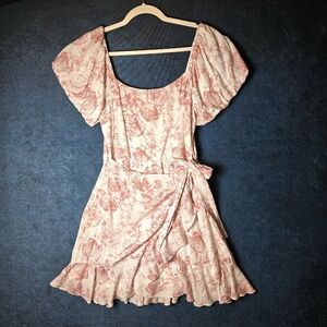 Trixxi Pink Floral Mini Dress